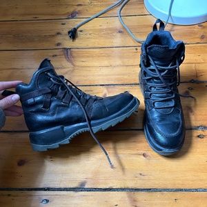 Camper Gore-Tex black combat boots size 40